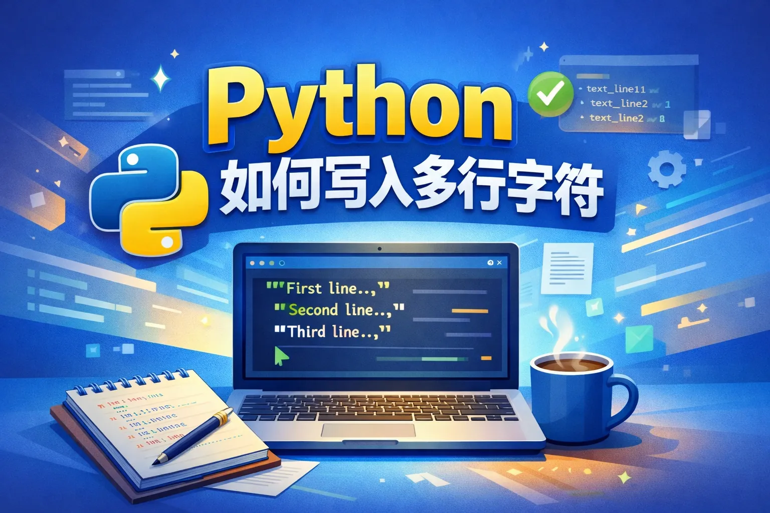 python如何写入多行字符