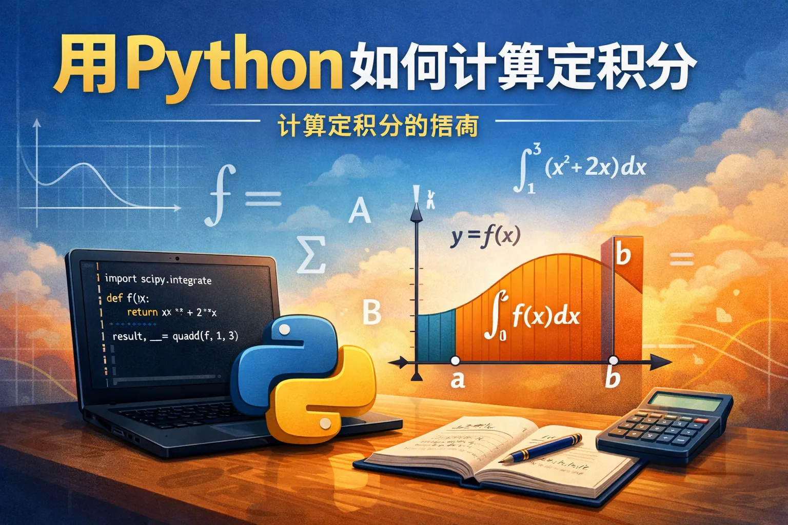 用python如何计算定积分