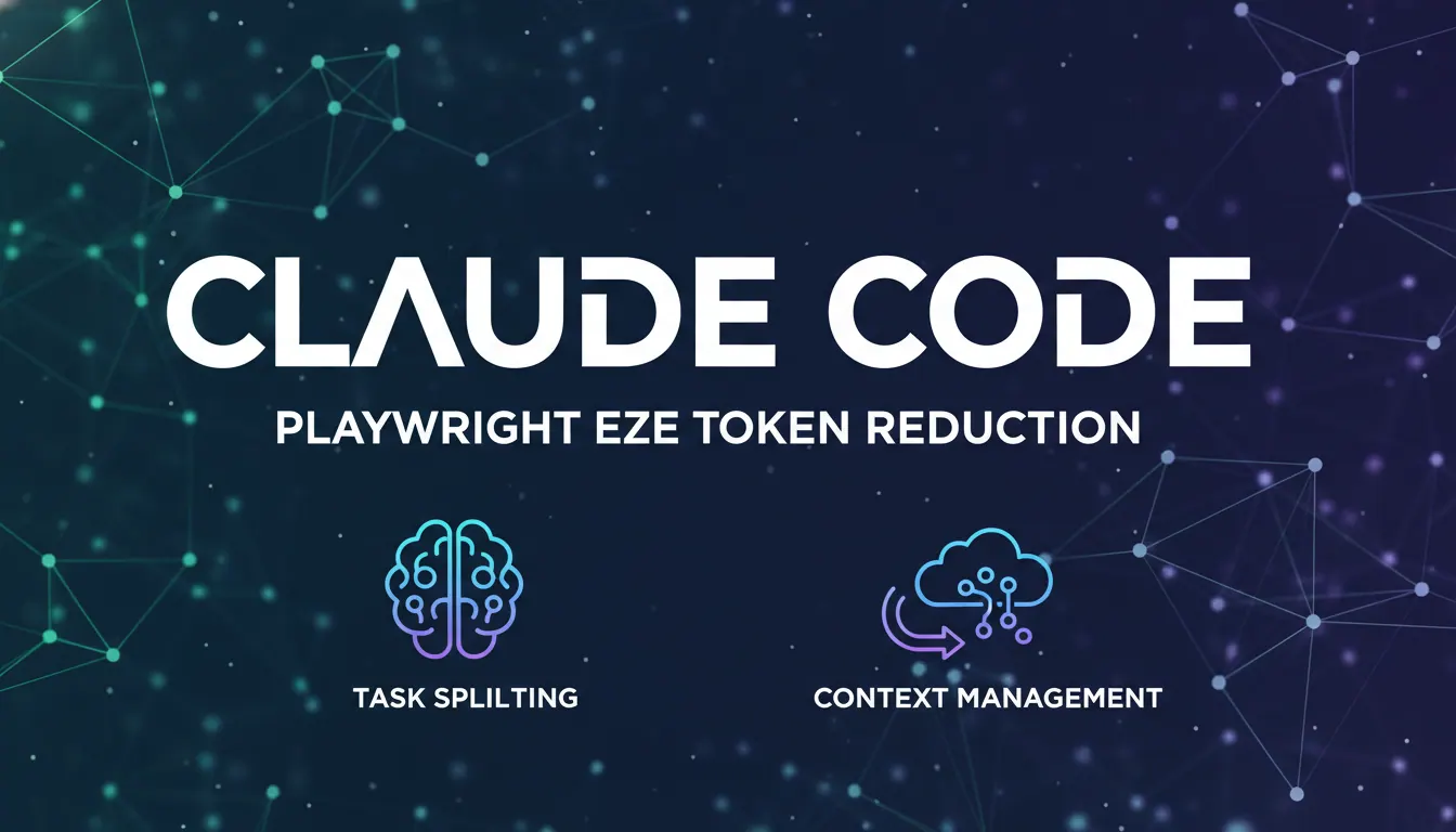 Claude Code 如何降低 Playwright E2E 测试项目中的 Token 消耗？任务拆分和上下文管理