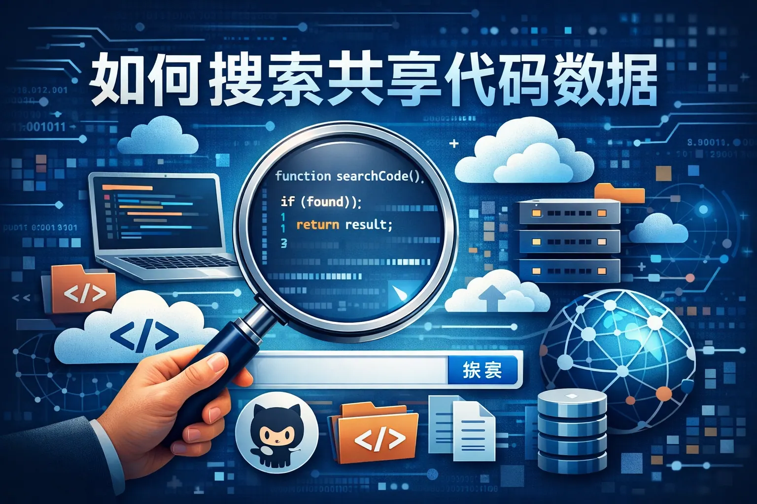 如何搜索共享代码数据