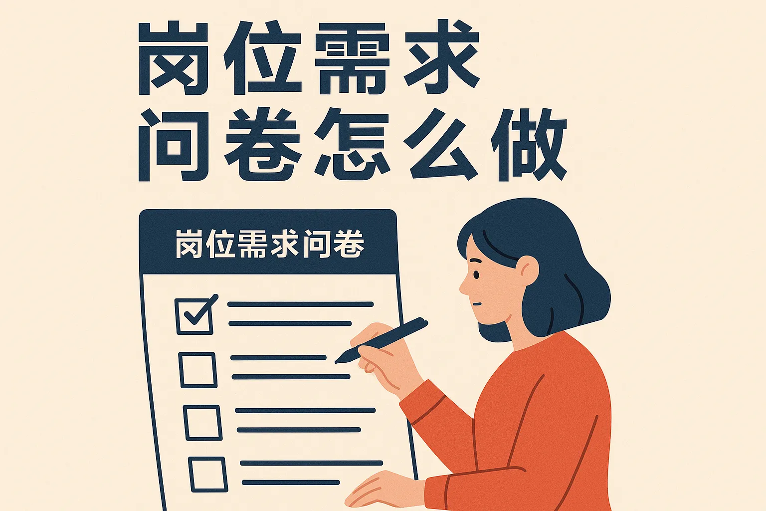 岗位需求问卷怎么做