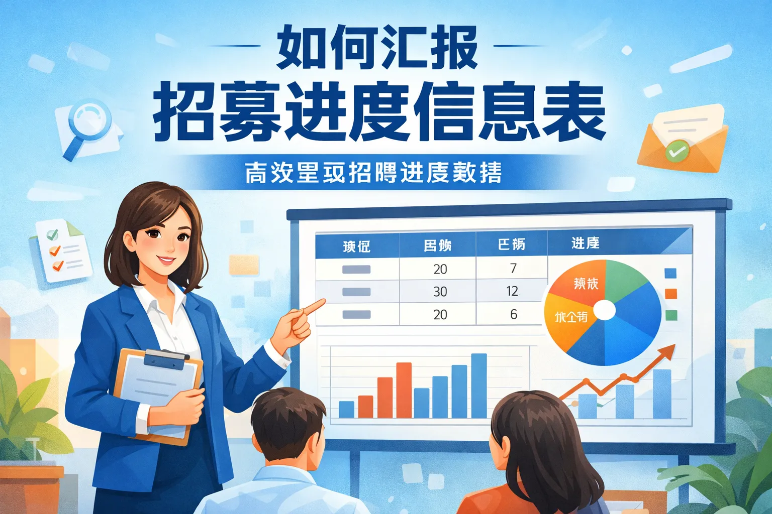 如何汇报招募进度信息表