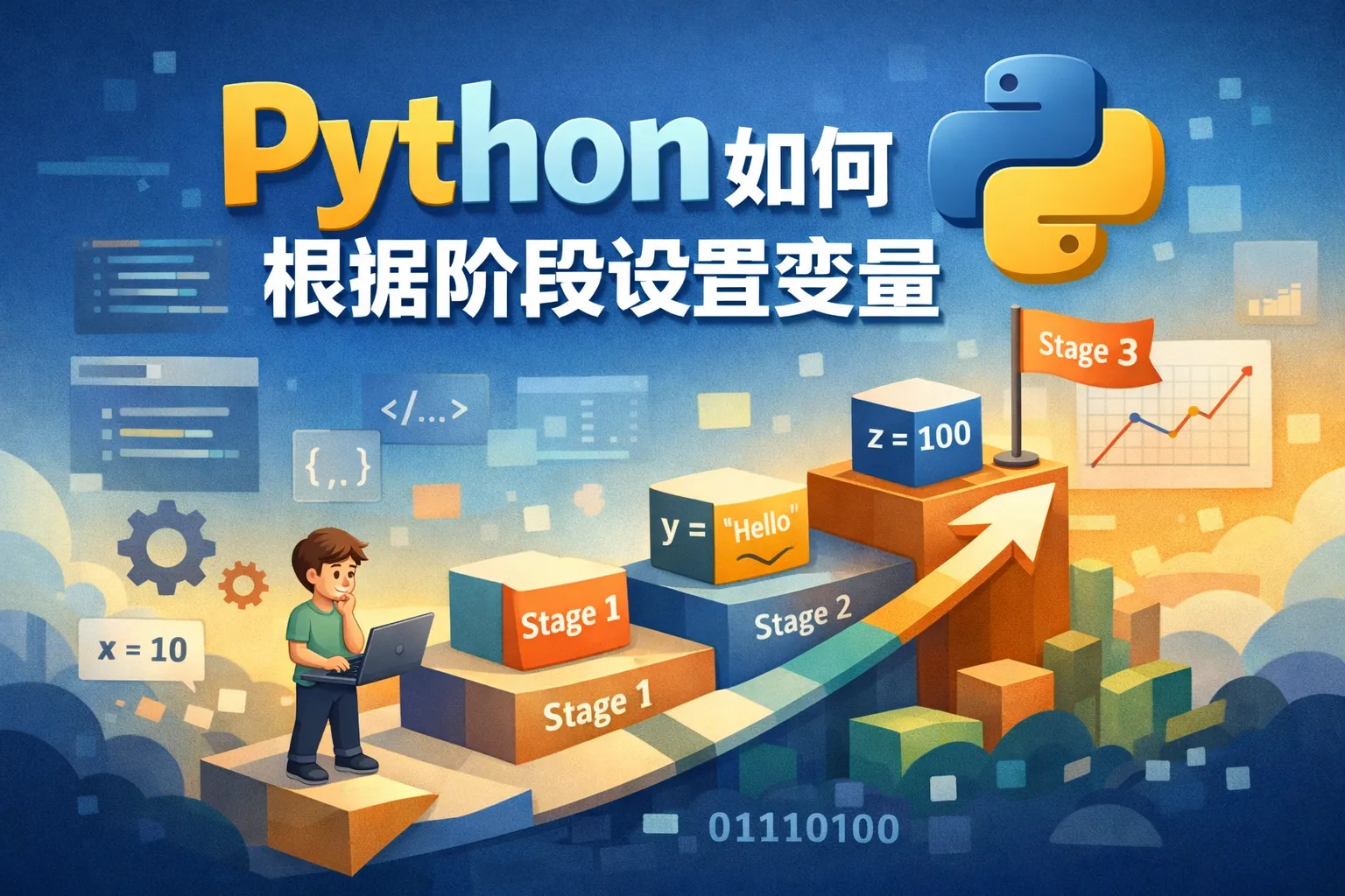 Python如何根据阶段设置变量