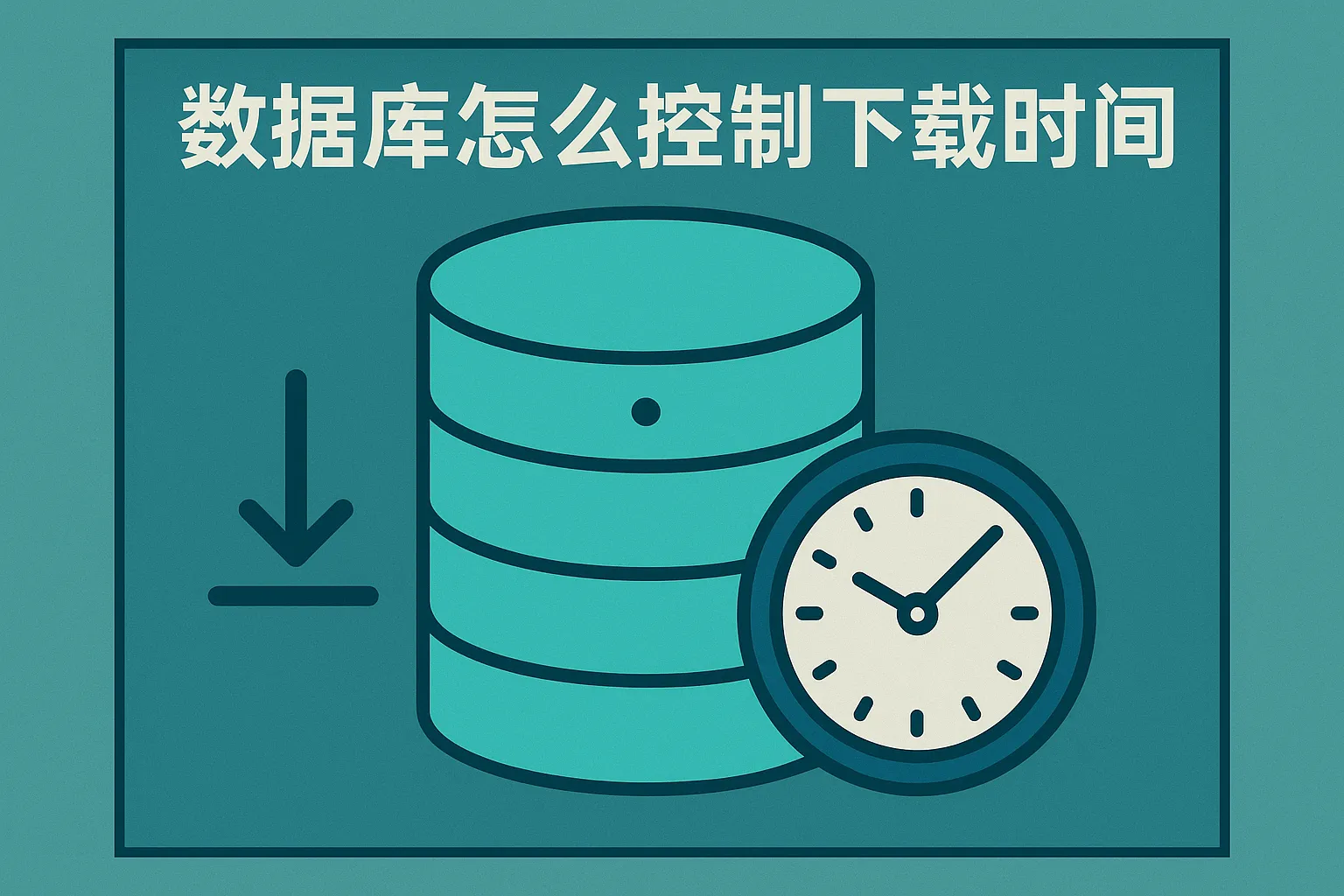 数据库怎么控制下载时间