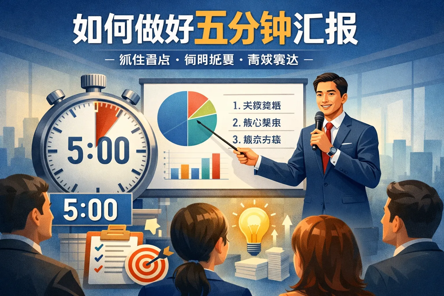 如何做好五分钟汇报