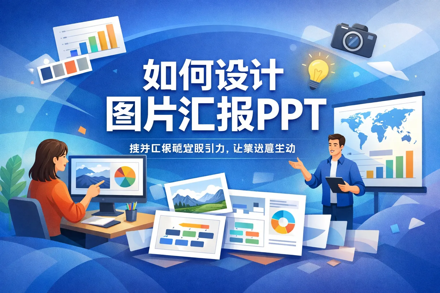 如何设计图片汇报ppt