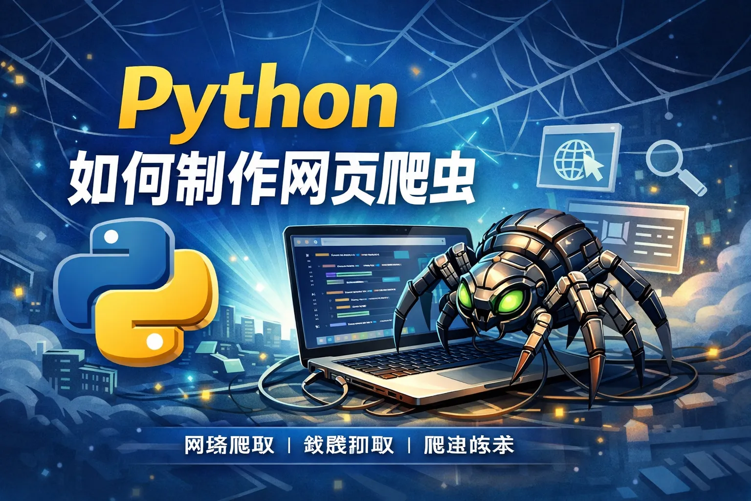 python如何制作网页爬虫