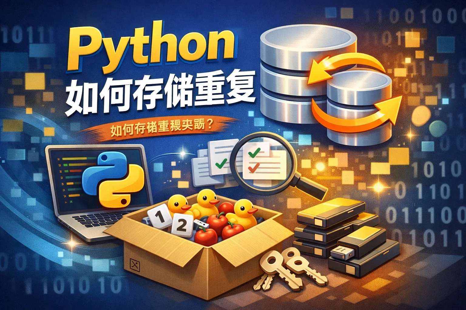 python如何存重复可以