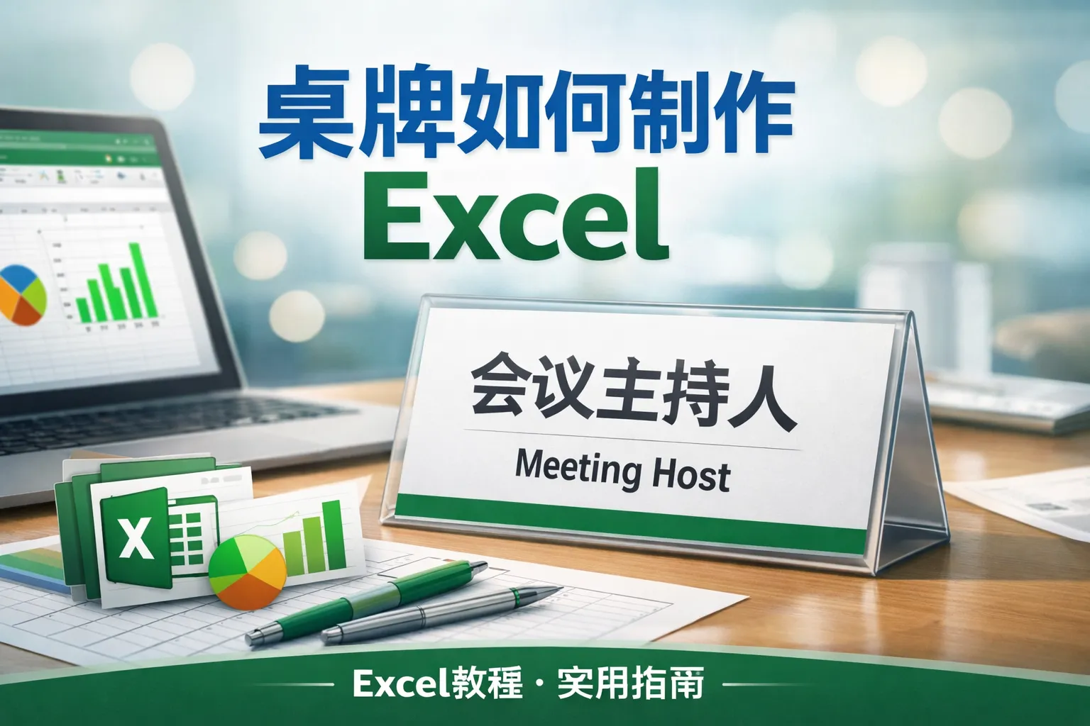 桌牌如何制作excel
