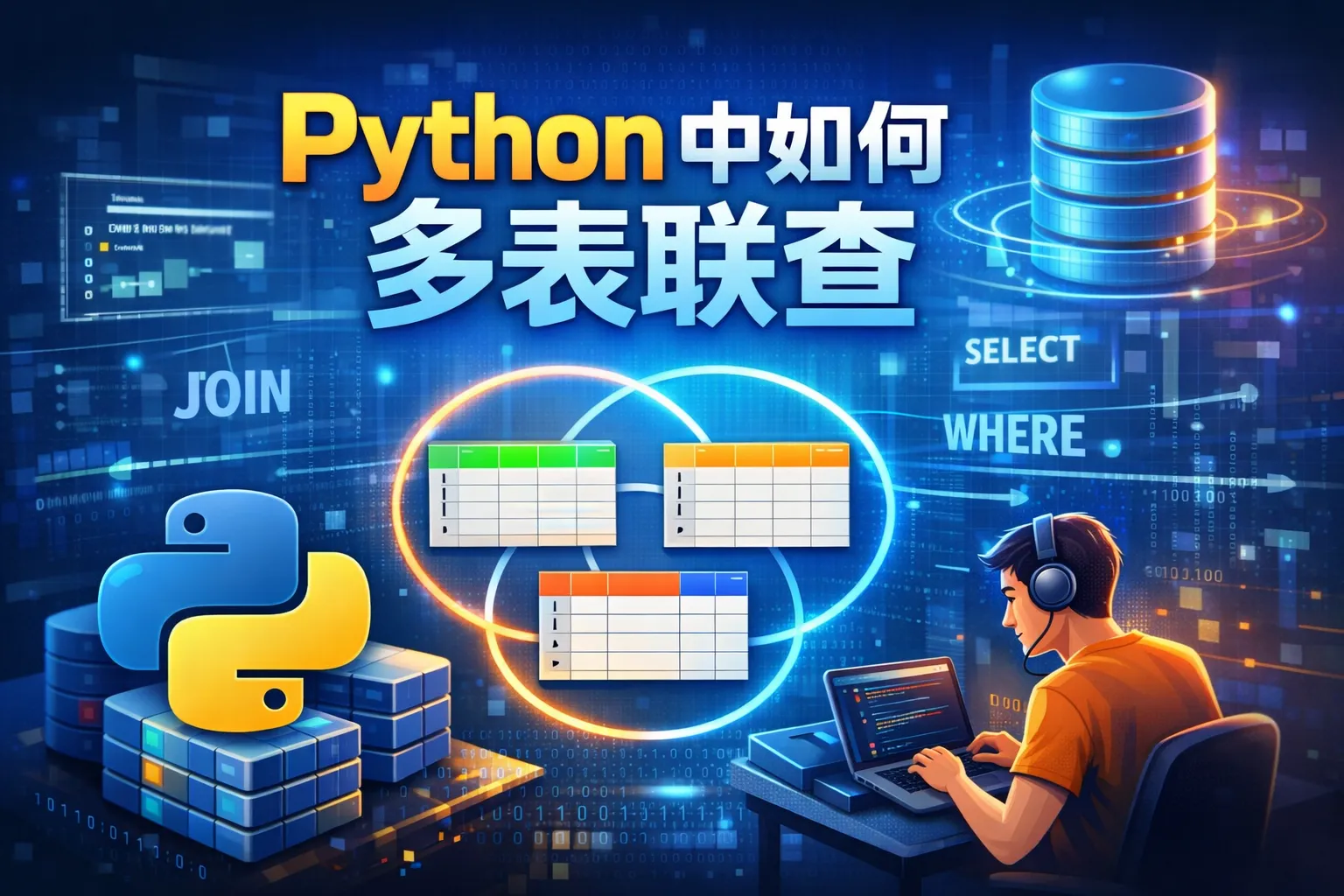 python中如何多表联查