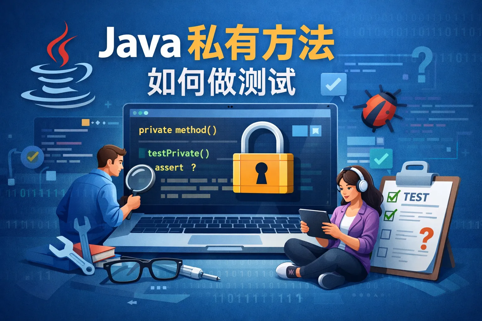 java私有方法如何做测试