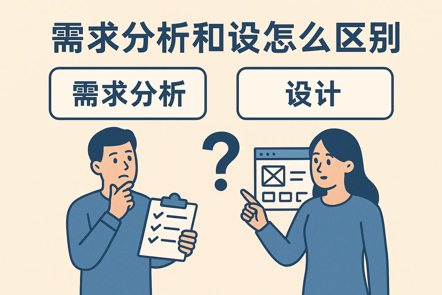需求分析和设计怎么区别