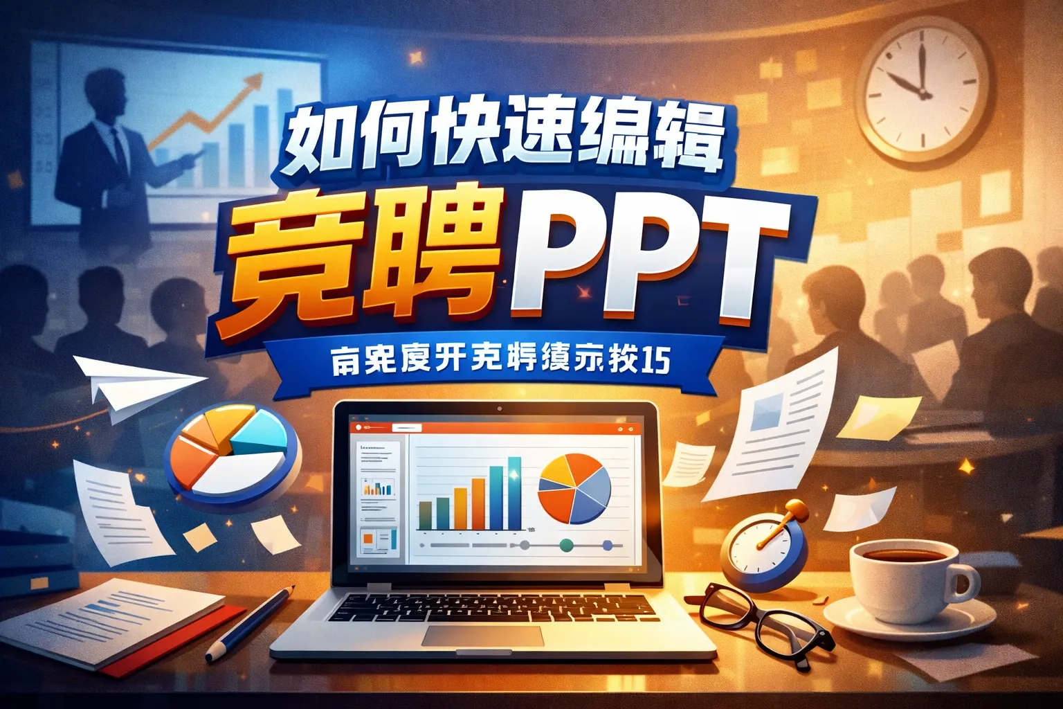 如何快速编辑竞聘ppt