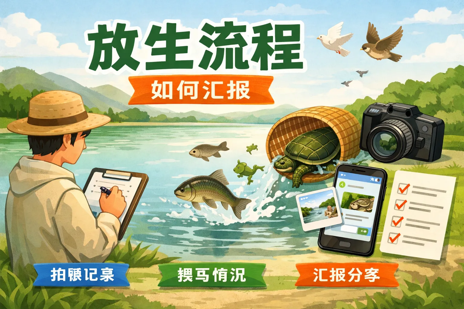 放生流程如何汇报