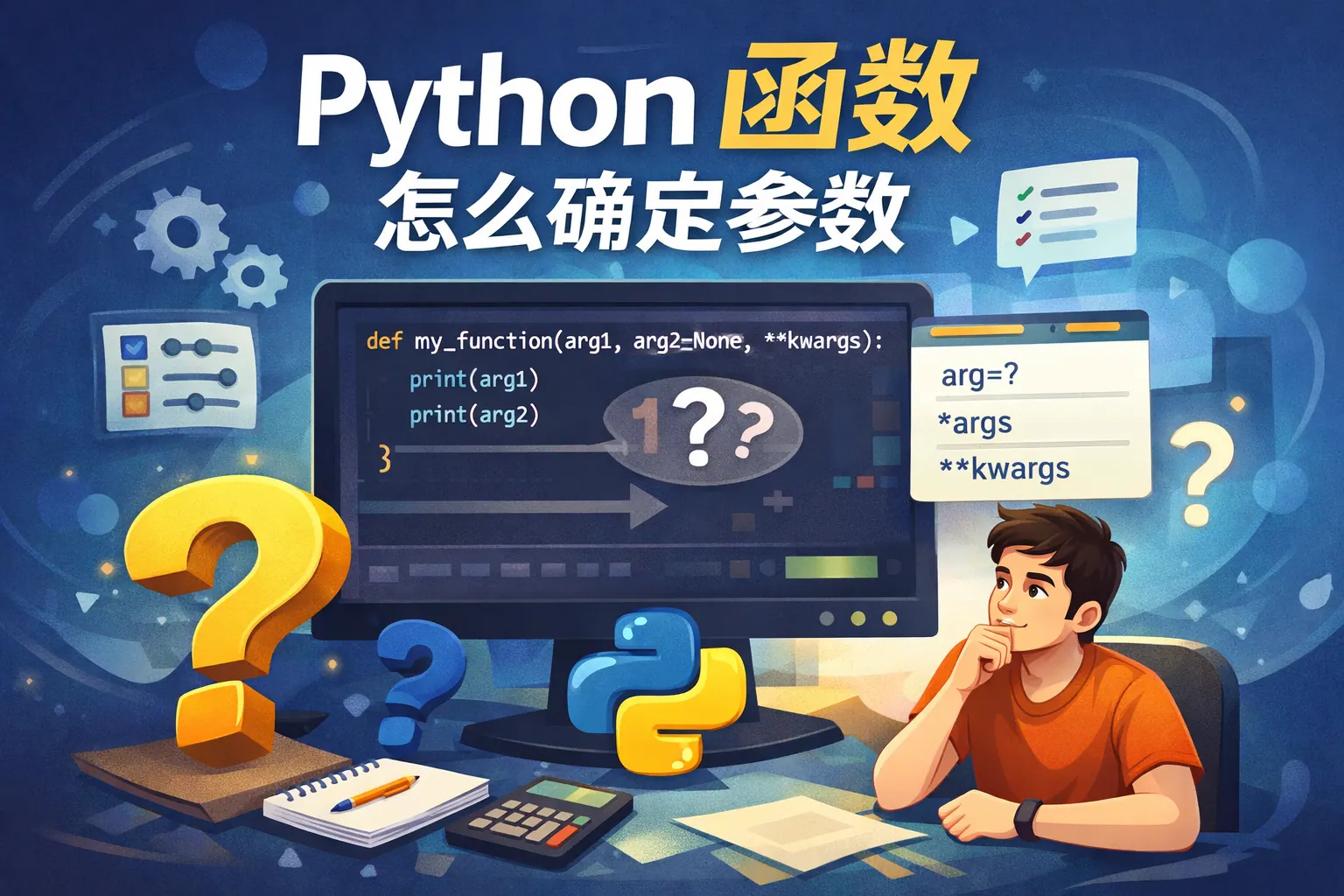 python函数怎么确定参数