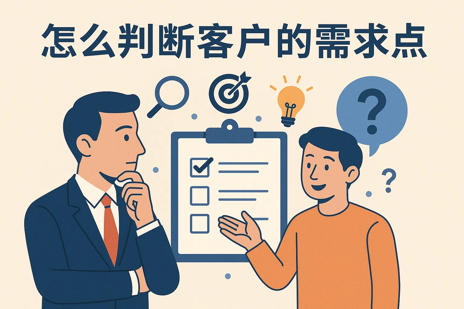 怎么判断客户的需求点