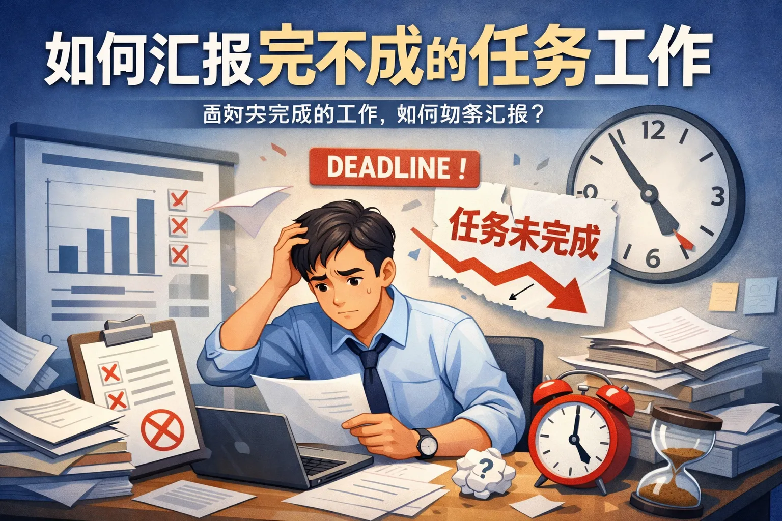 如何汇报完不成的任务工作