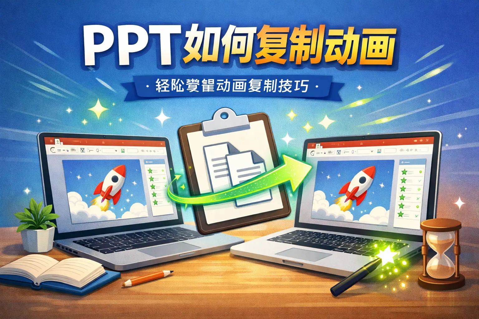 ppt如何复制动画