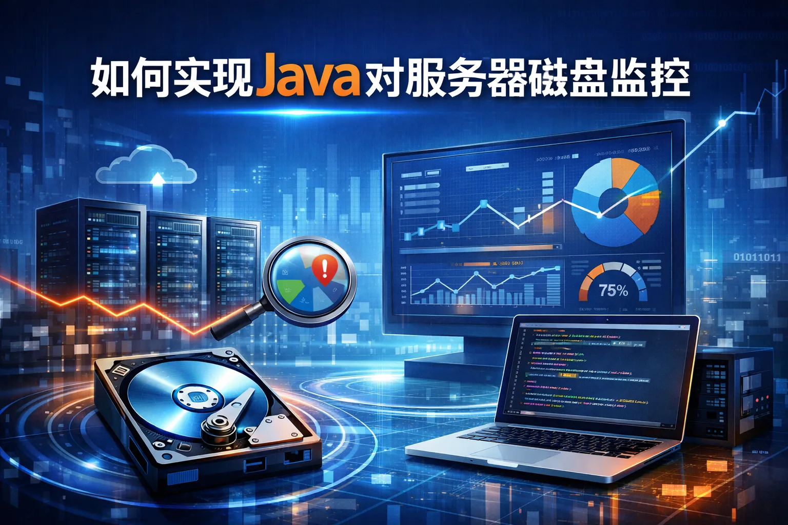 如何实现java对服务器磁盘监控