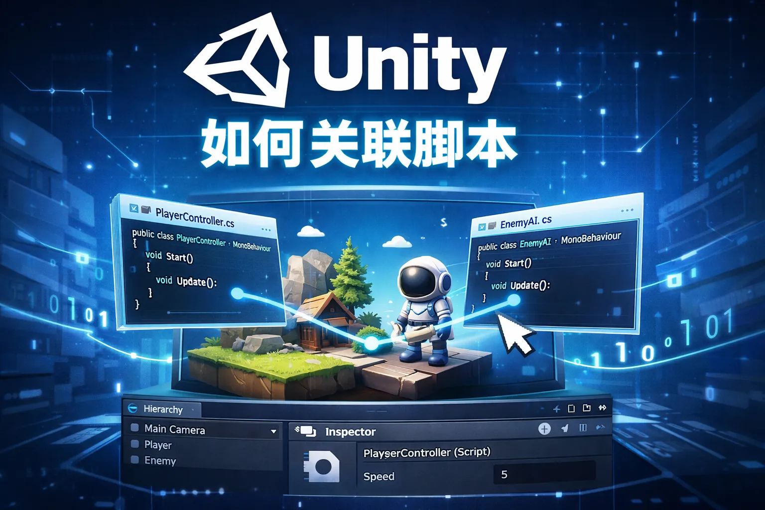 unity如何关联脚本