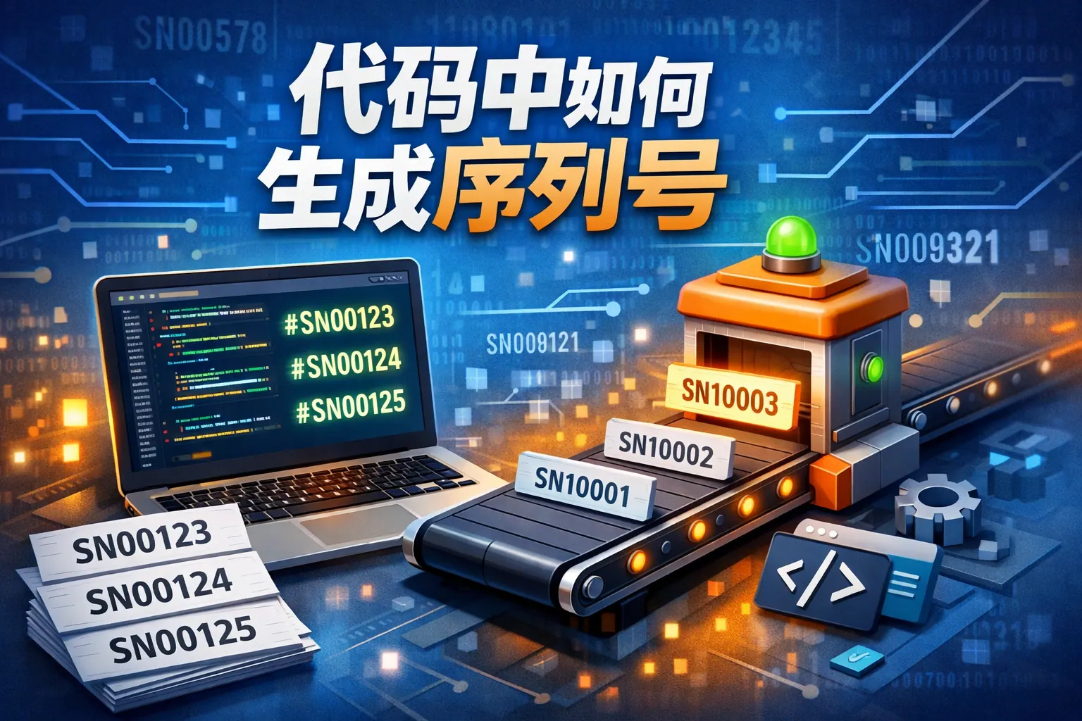 代码中如何生成序列号