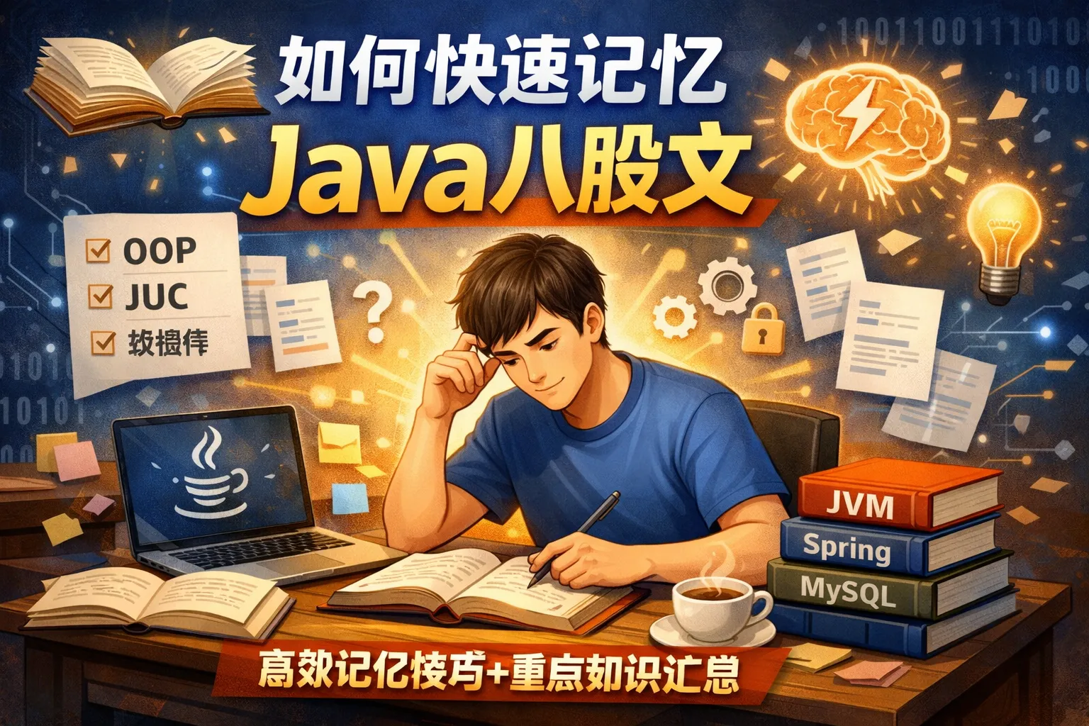 如何快速记忆java八股文