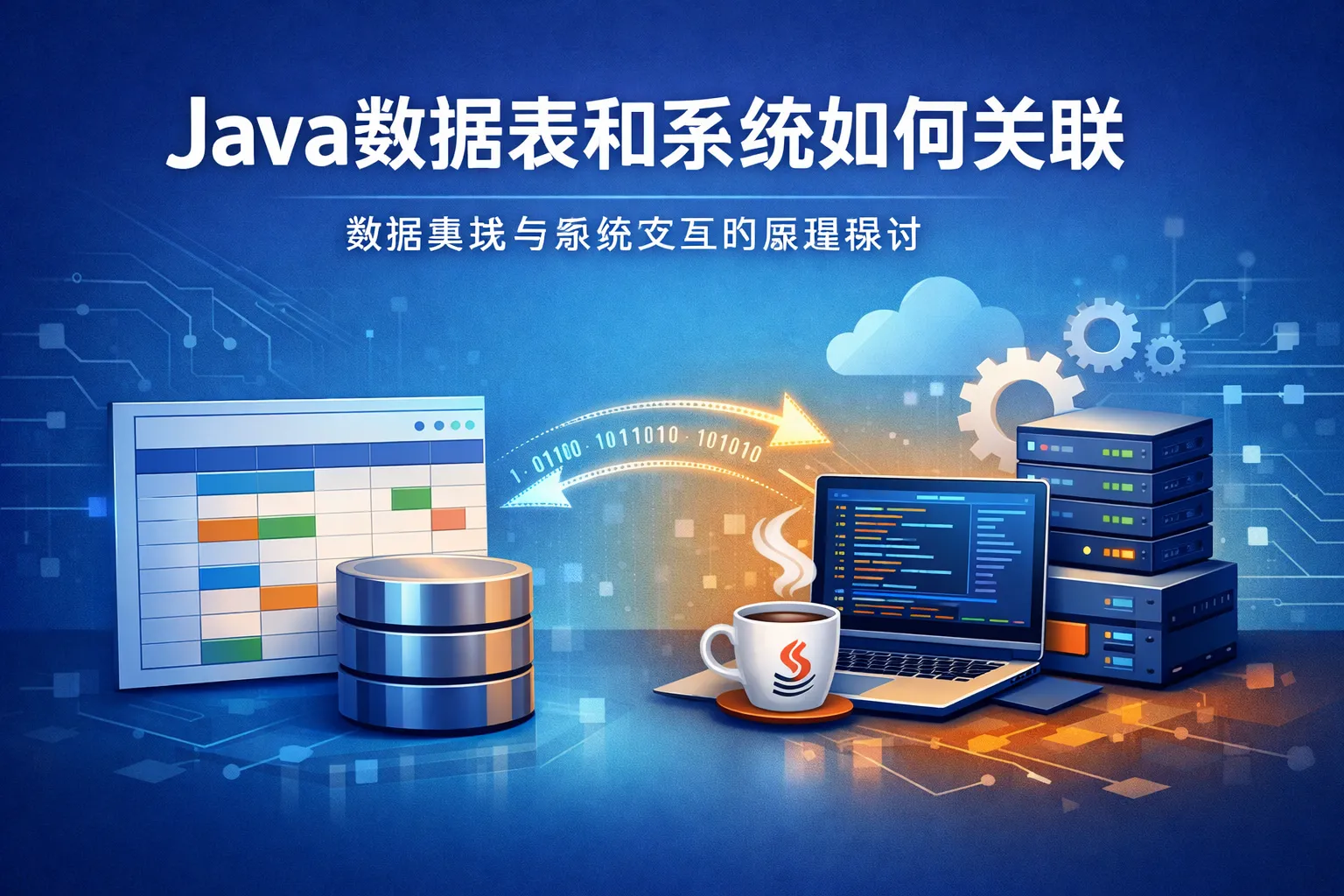 java数据表和系统如何关联