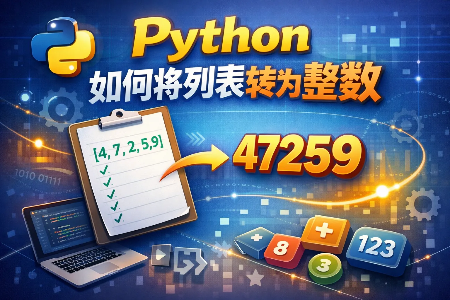 python如何将列表转为整数