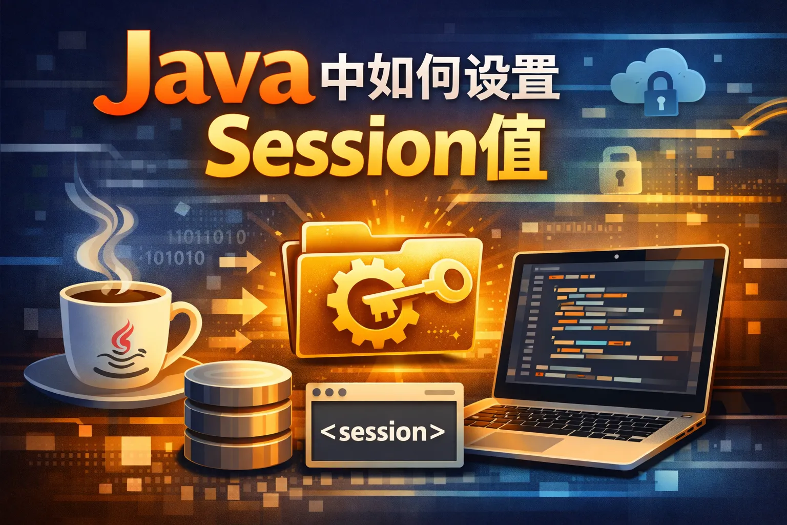 java中如何设置session值