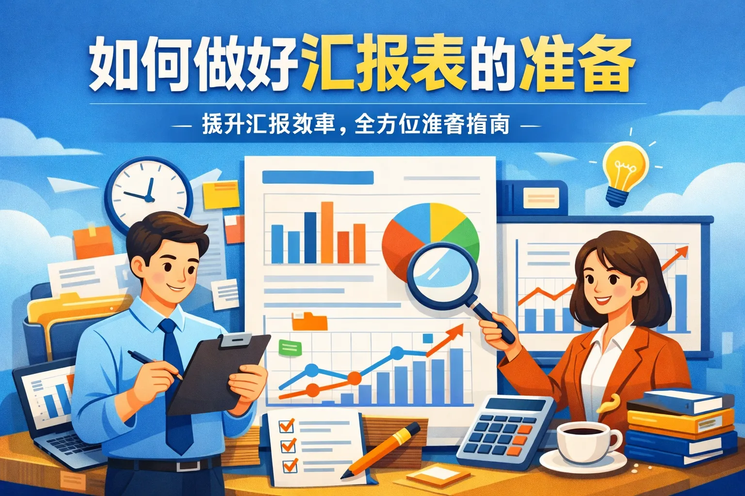 如何做好汇报表的准备