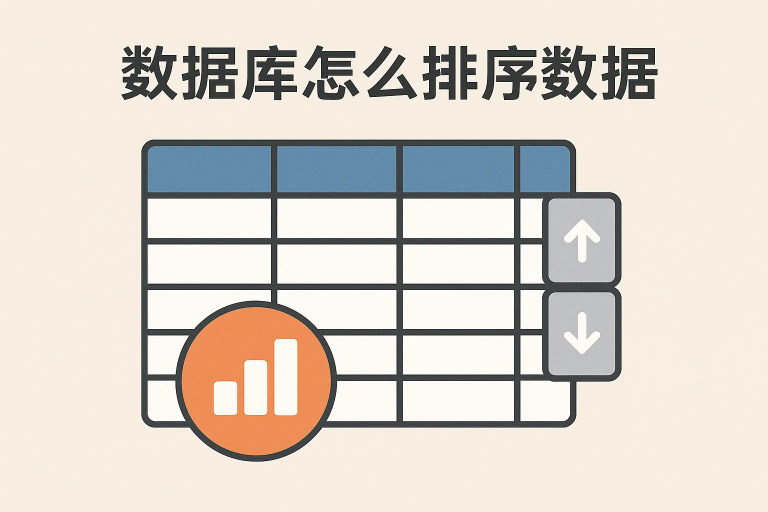 数据库怎么排序数据