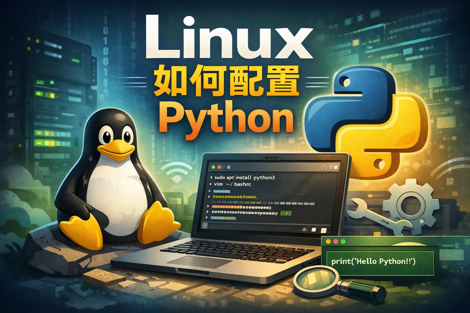 linux如何配置python