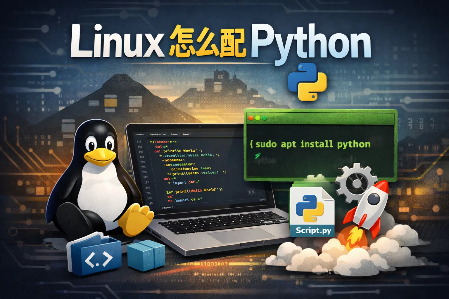 linux怎么配置python