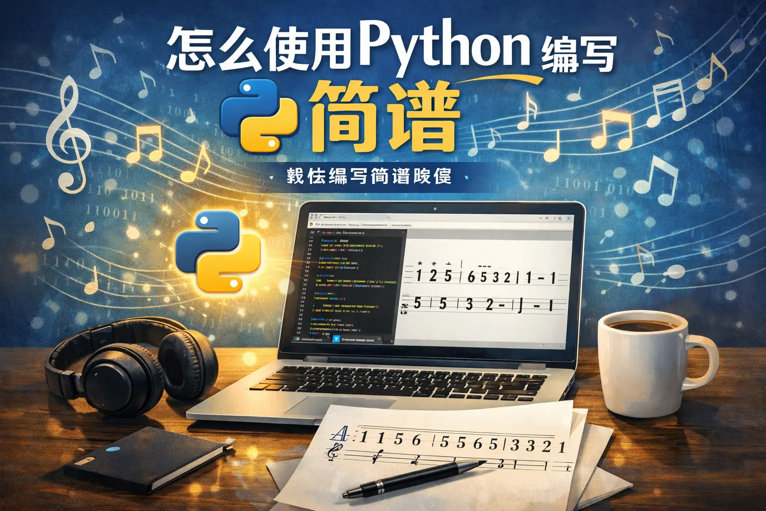 怎么使用Python编写简谱