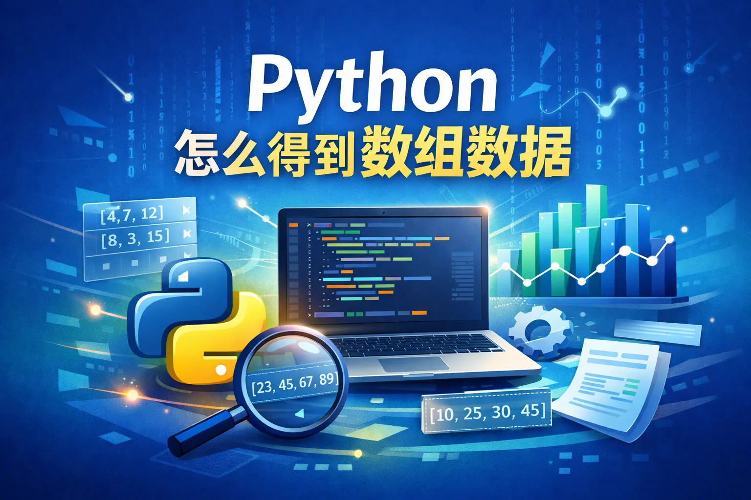 python怎么得到数组数据