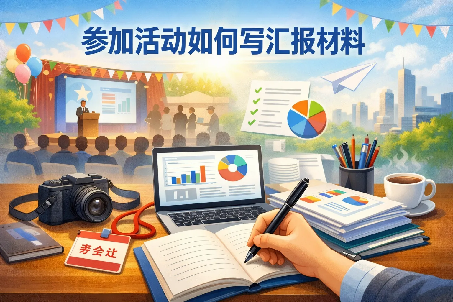 参加活动如何写汇报材料