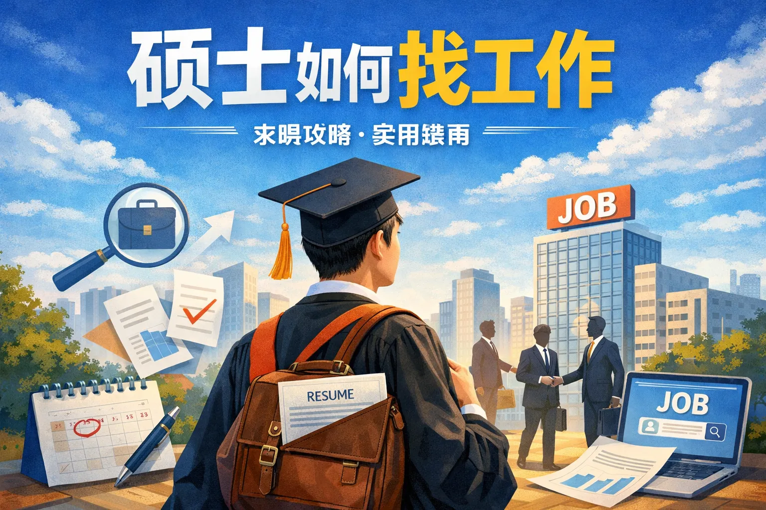 硕士如何找工作