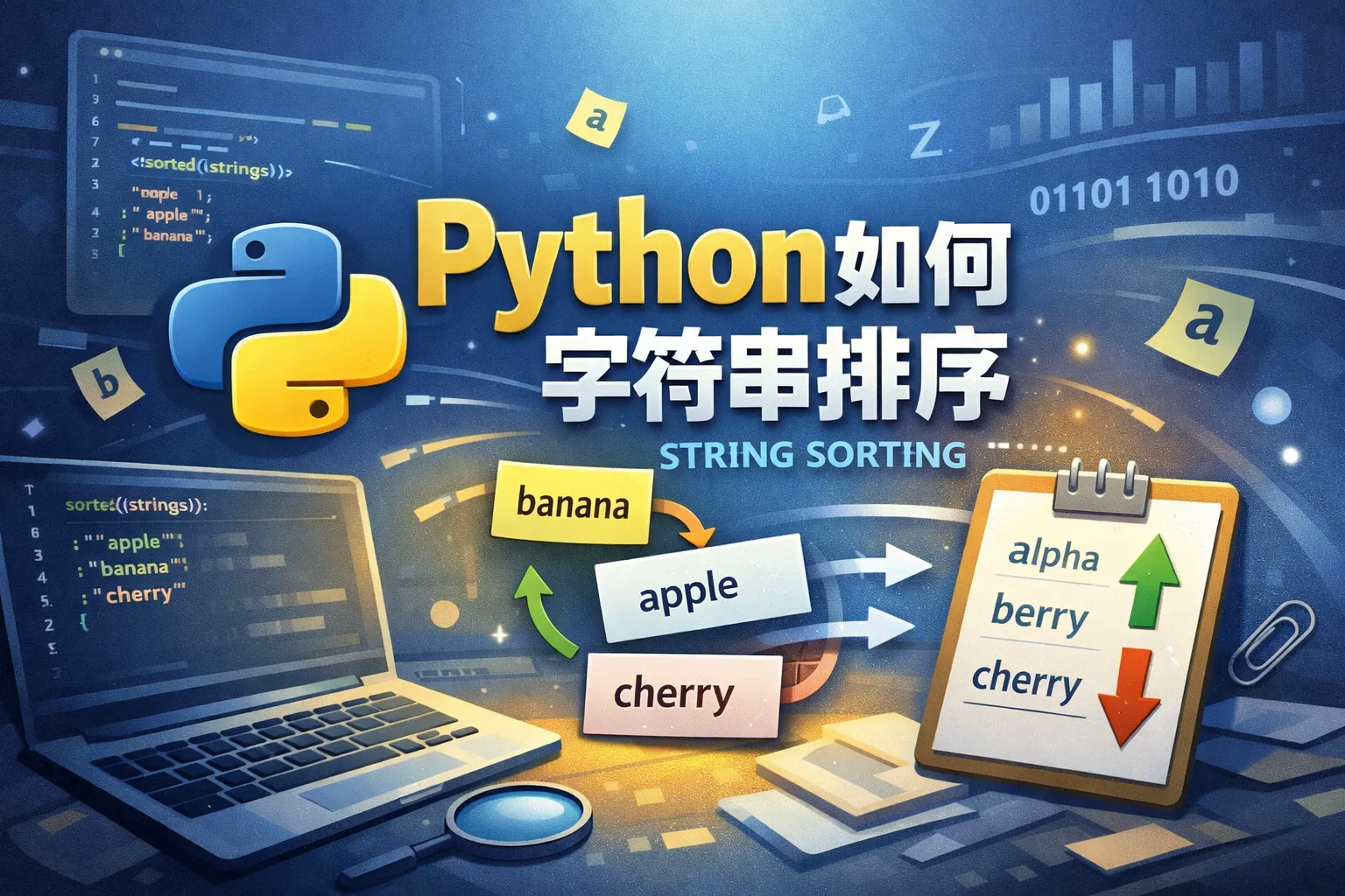 Python如何字符串排序