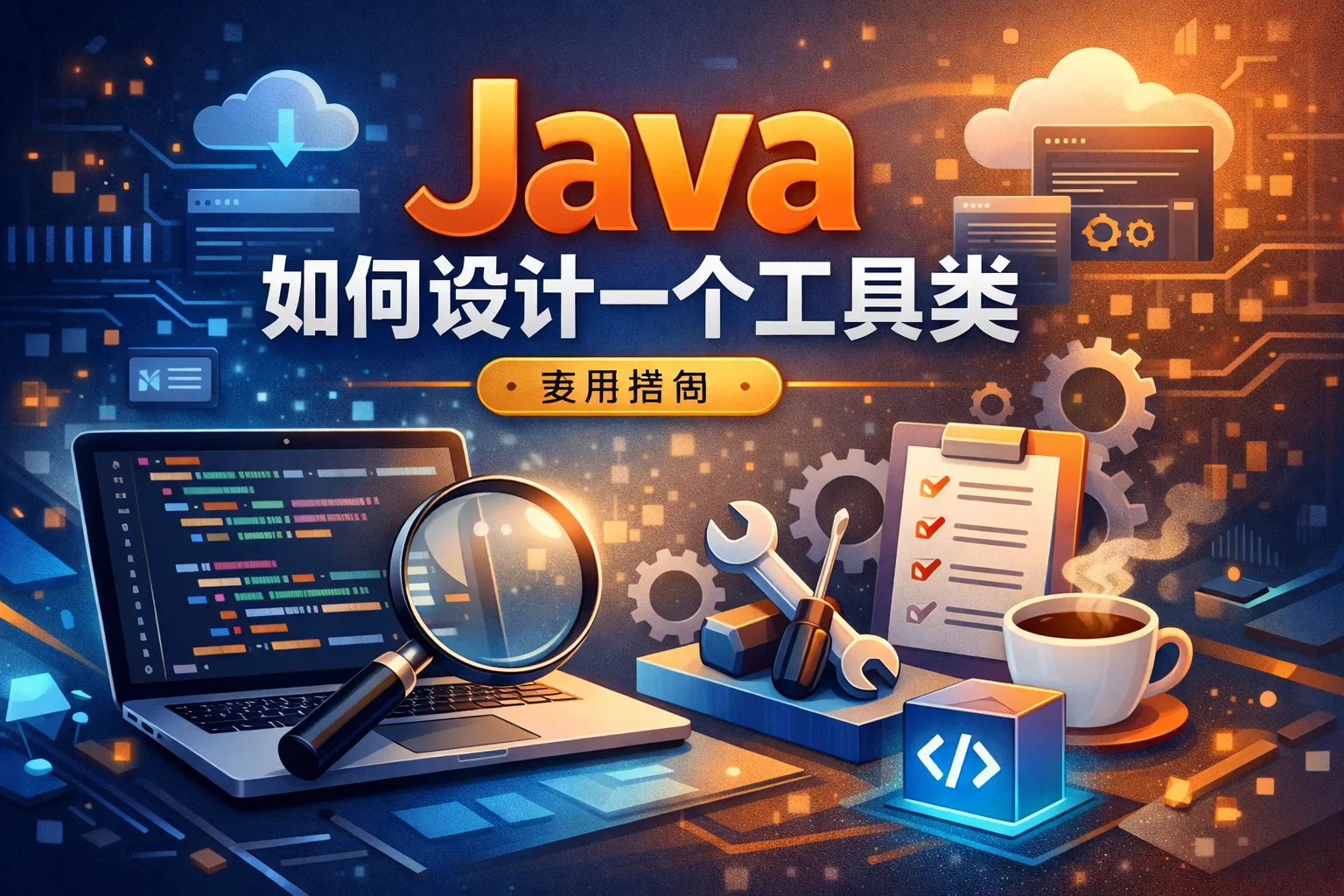 java如何设计一个工具类