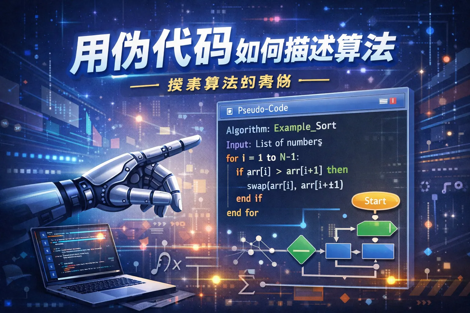 用伪代码如何描述算法