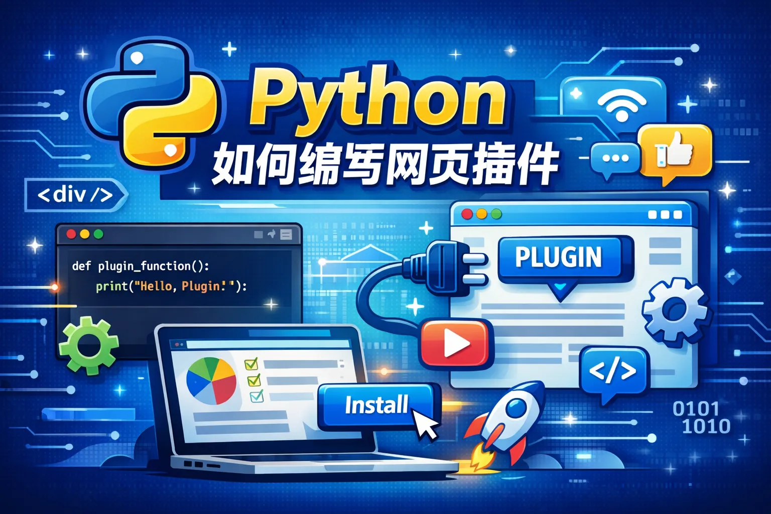 python如何编写网页插件