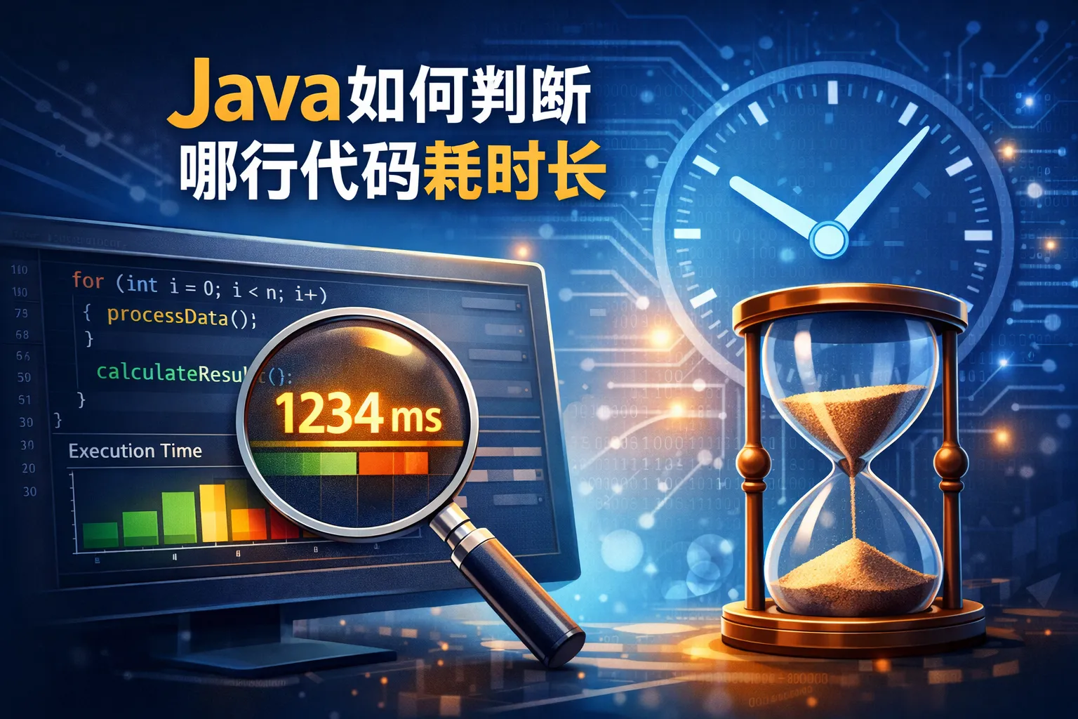 Java如何判断哪行代码耗时长