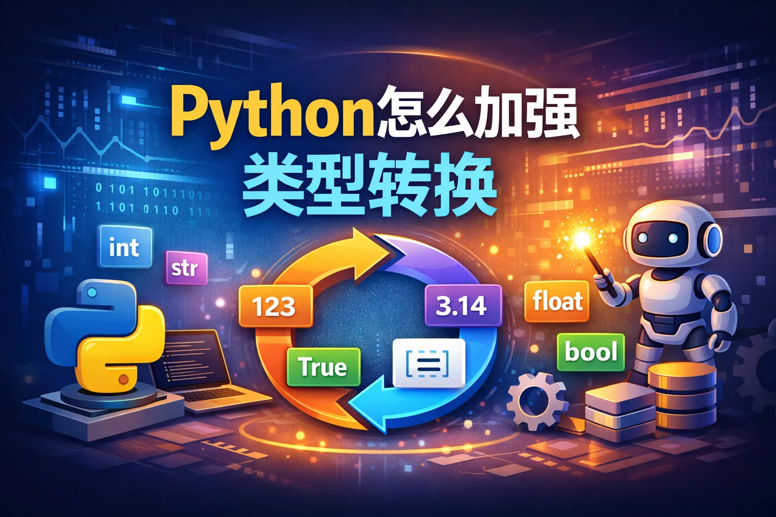 python怎么加强类型转换