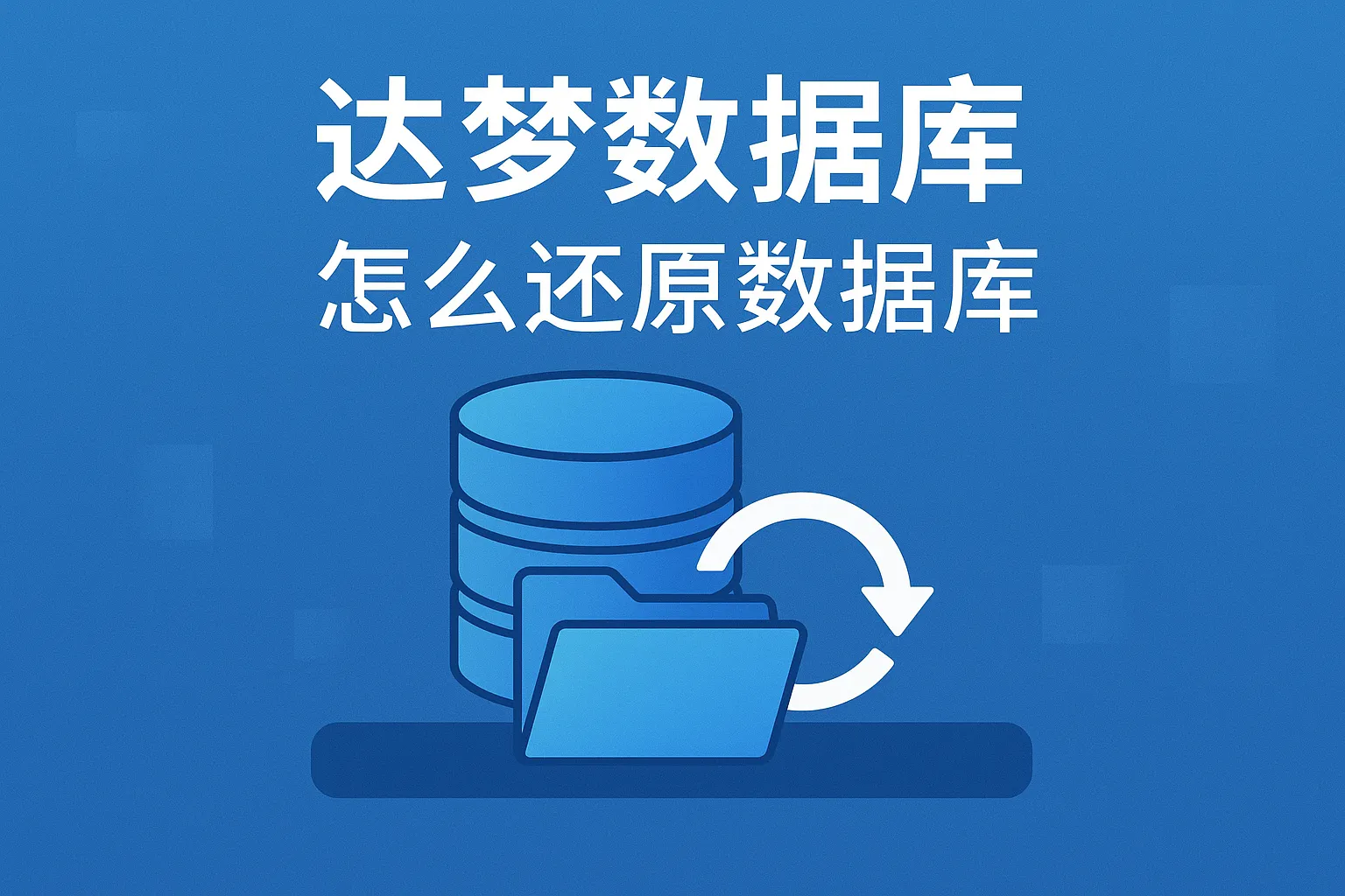 达梦数据库怎么还原数据库