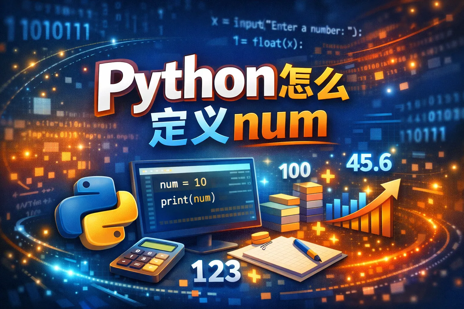 python怎么定义num