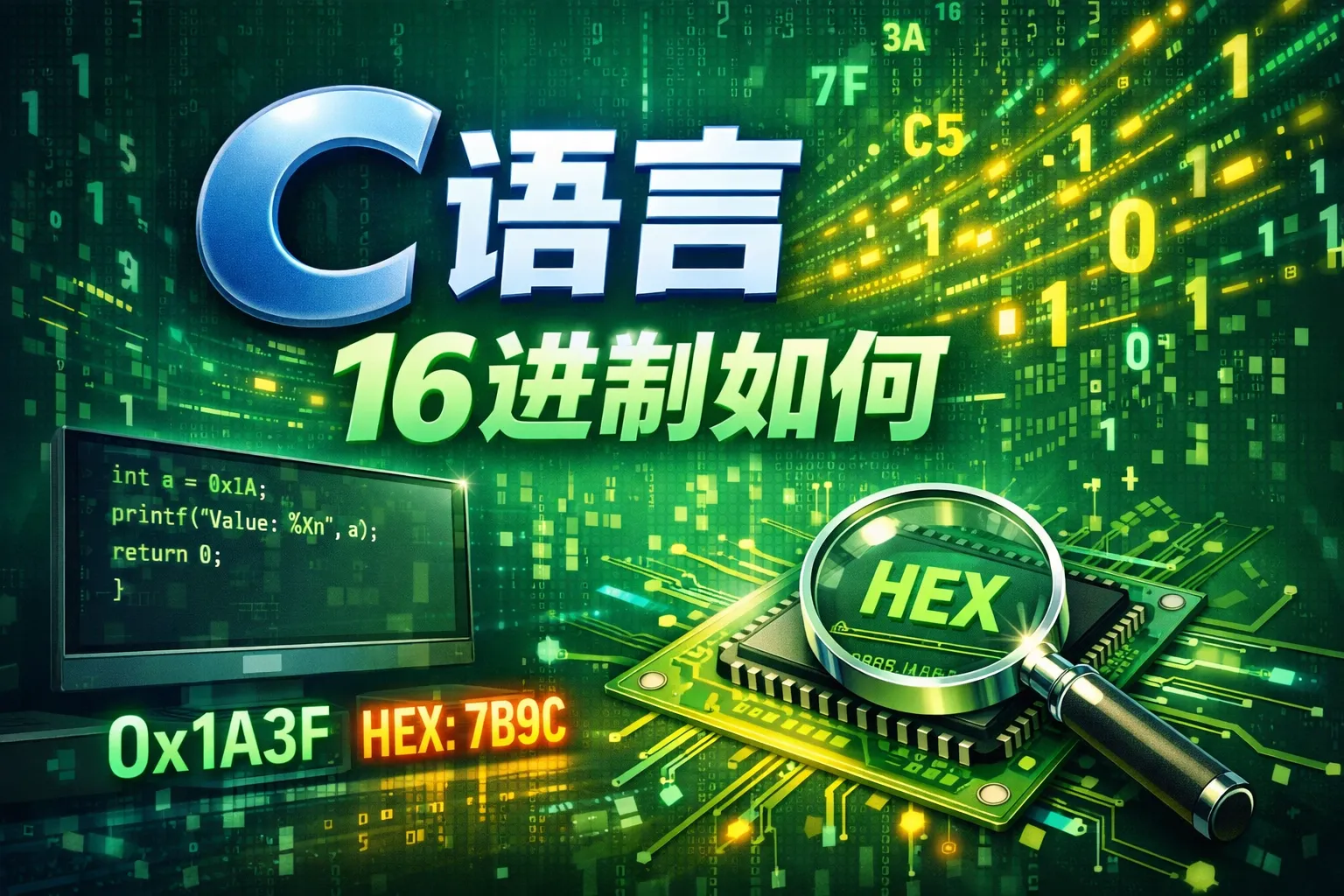 c语言16进制如何