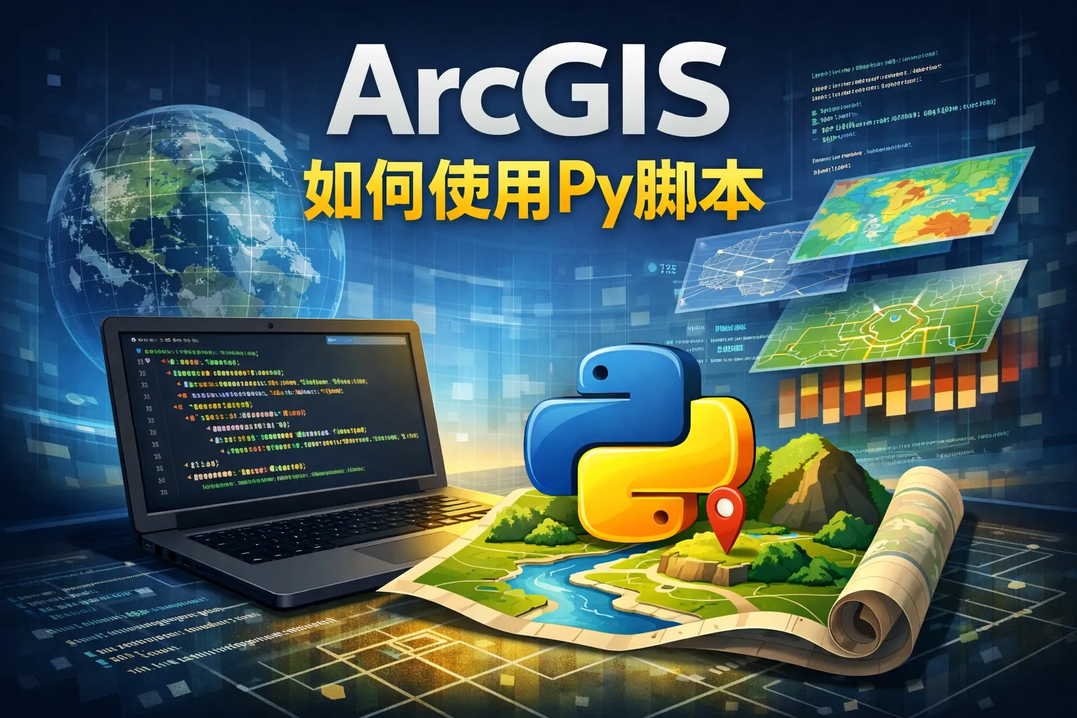 arcgis如何使用py脚本