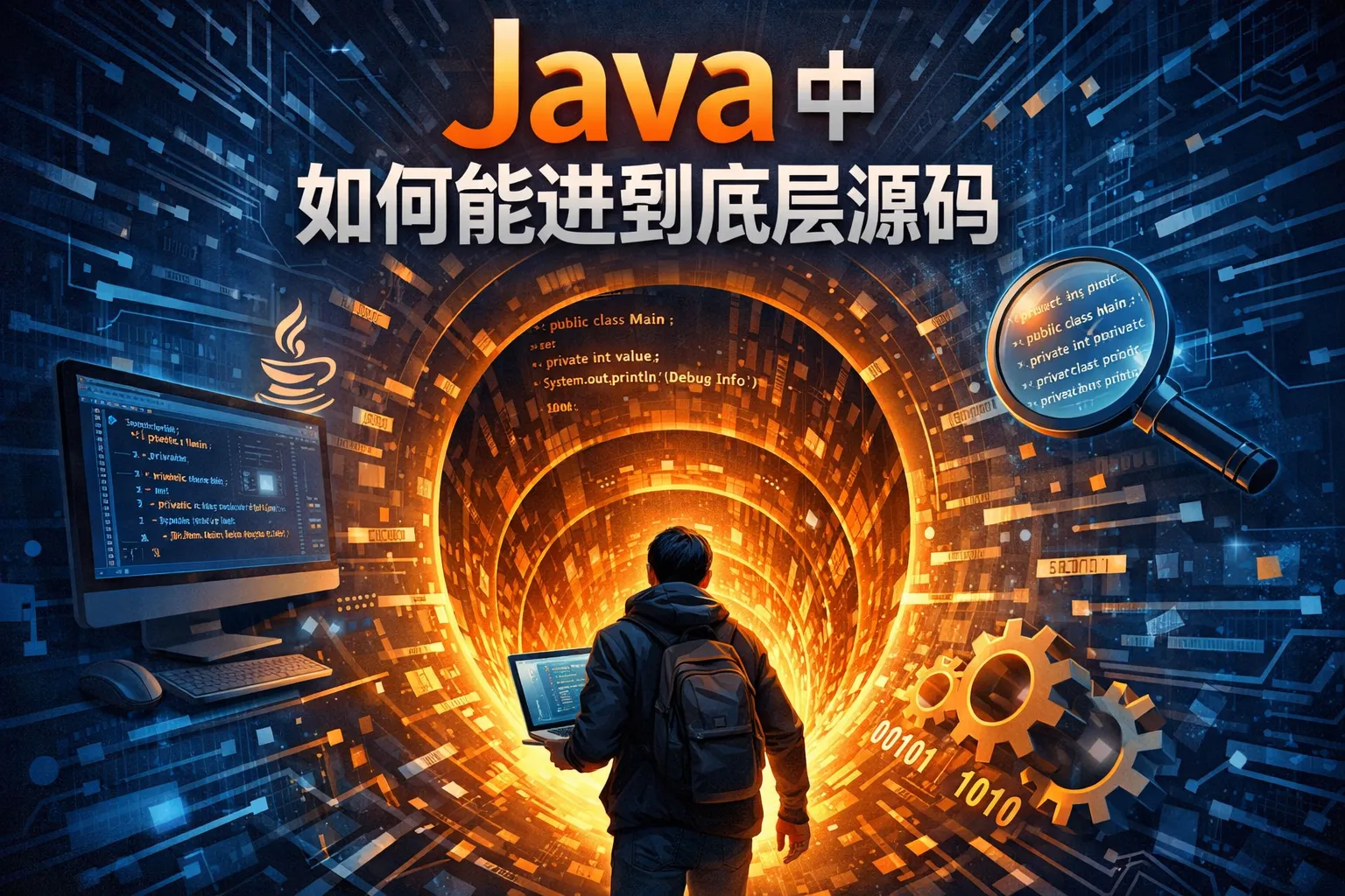 java中如何能进到底层源码