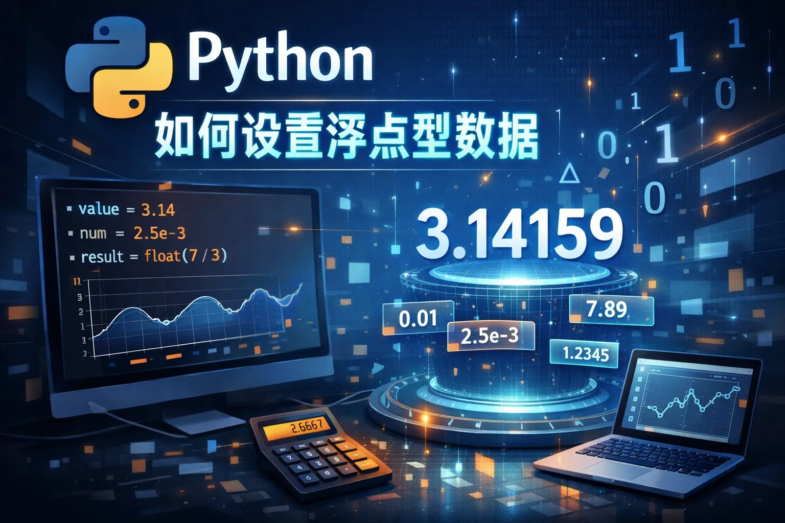 python如何设置浮点型数据