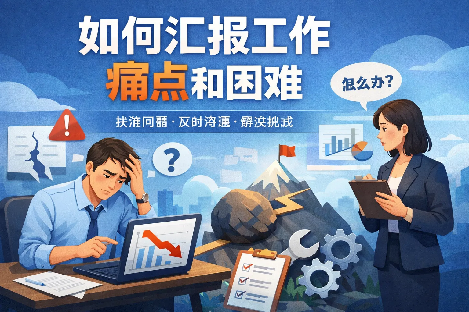如何汇报工作痛点和困难